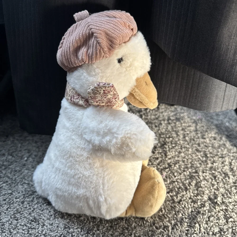 MON AMI Colette The Duck Stuffed Animal – 11.5 Inches Soft & Huggable Plush Toy